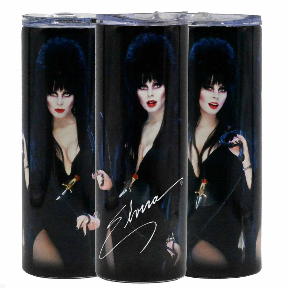Elvira Whiplash Skinny Tumbler