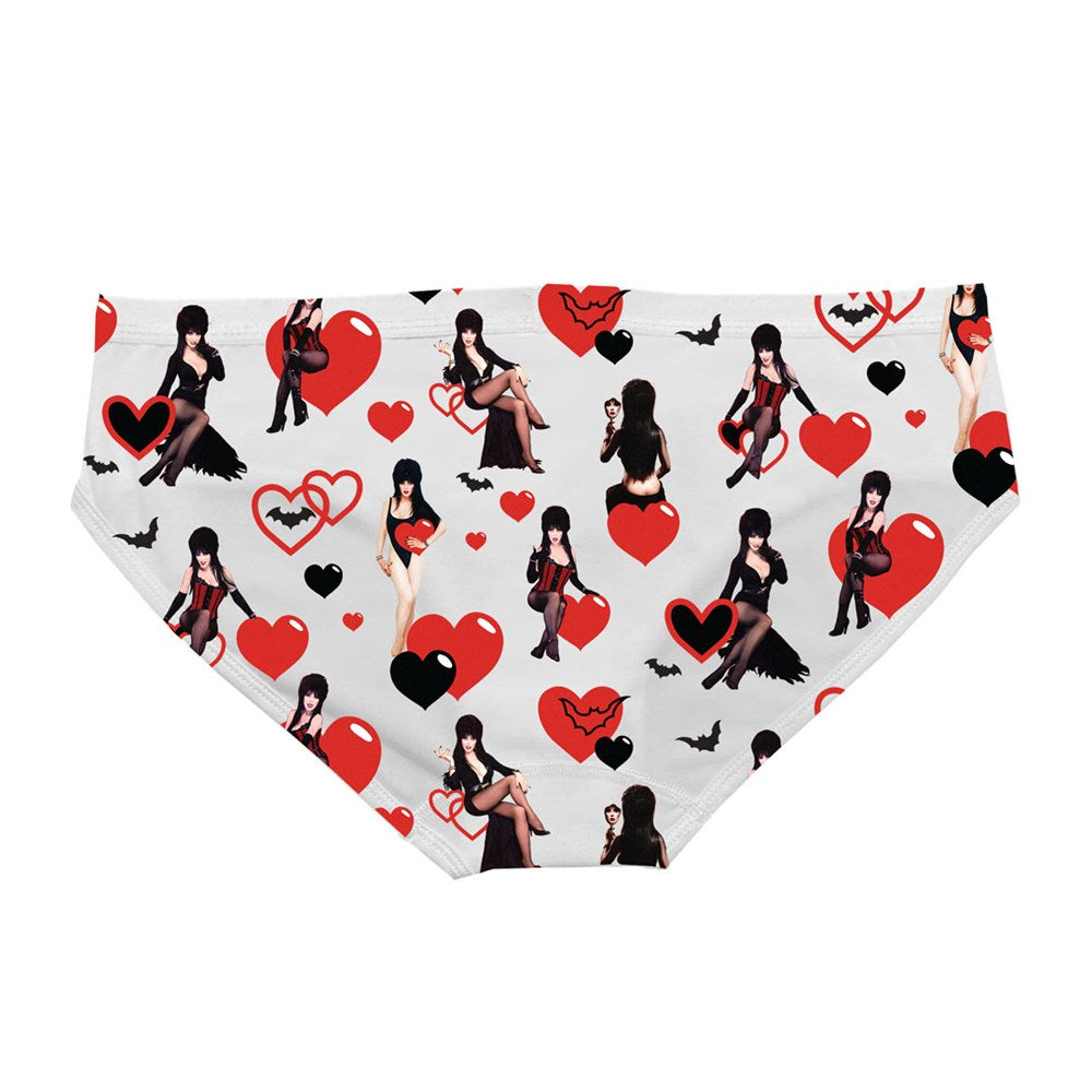 Elvira Valentines Hearts Womens Bikini Underwear