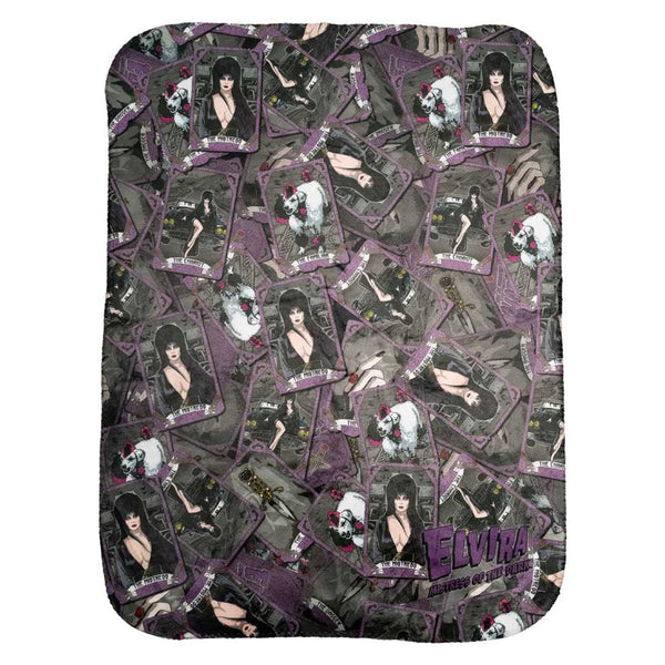 Elvira Tarot Repeat Lap Blanket
