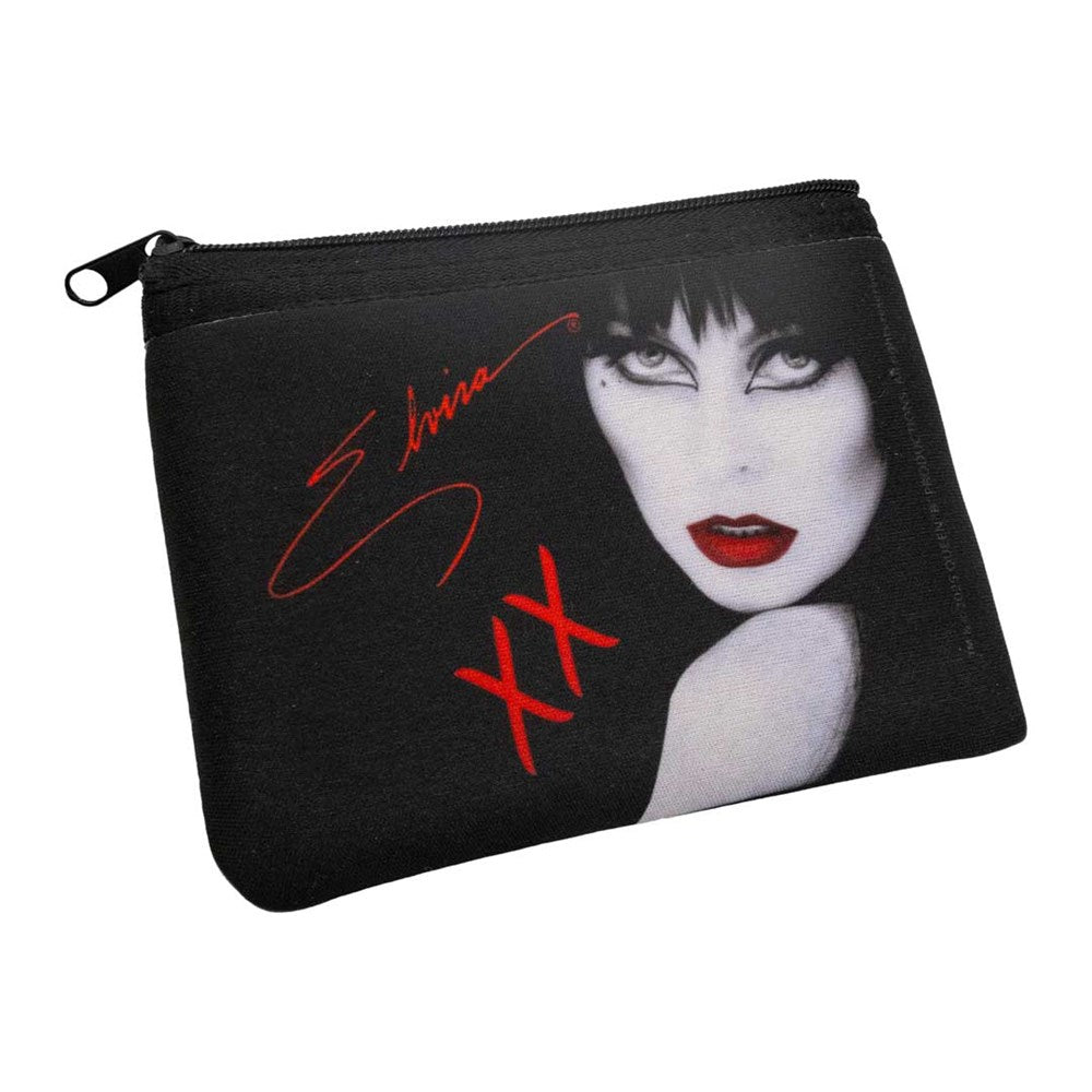 Elvira Red Lips Neoprene Coin Purse