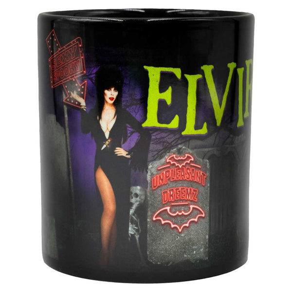 Elvira Beetle Sign Black Mug