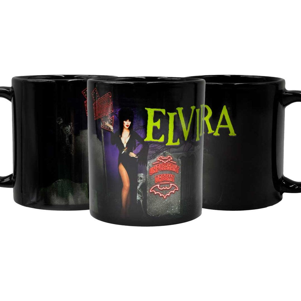 Elvira Beetle Sign Black Mug