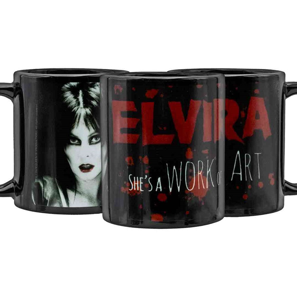 Elvirifier 11 oz Black Mug
