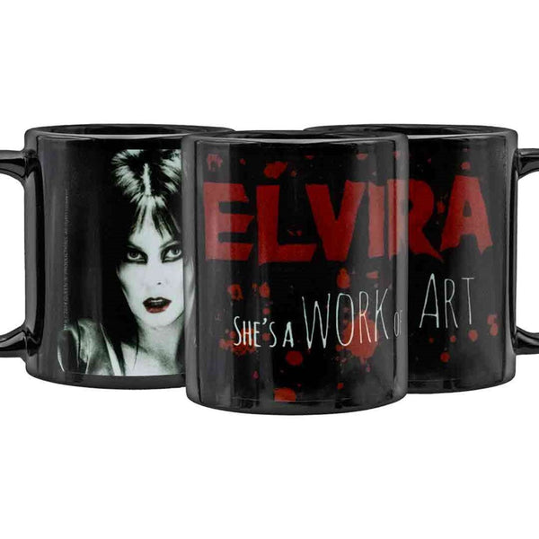 Elvirifier 11 oz Black Mug