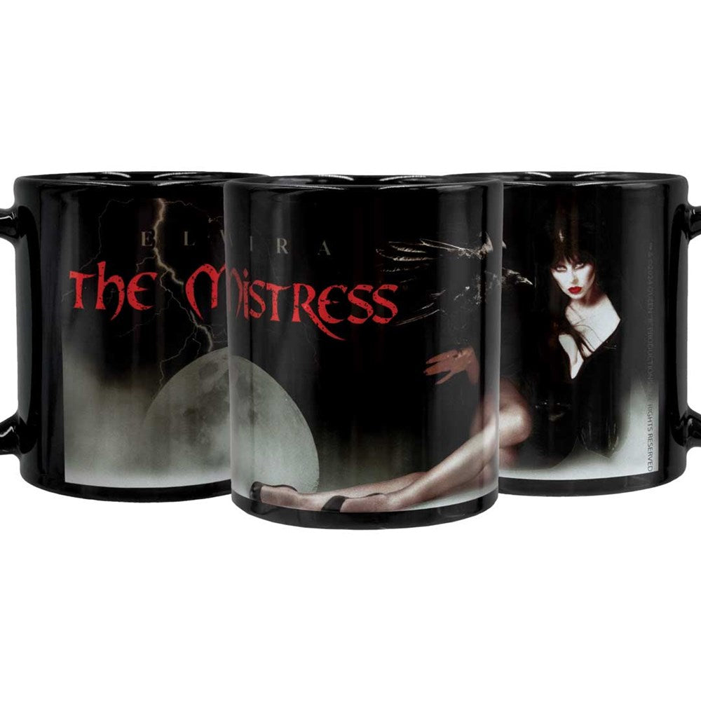 Elvira The Mistress Black Mug