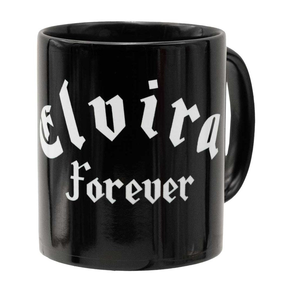 Elvira Snaggletooth Gonk 11 oz Black Mug