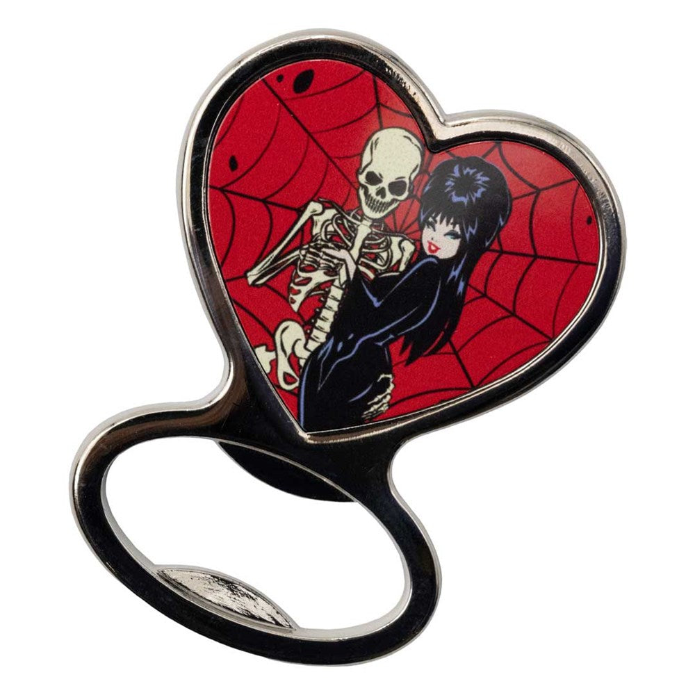 Elvira Viva Til Death Magnetic Heart Bottle Opener