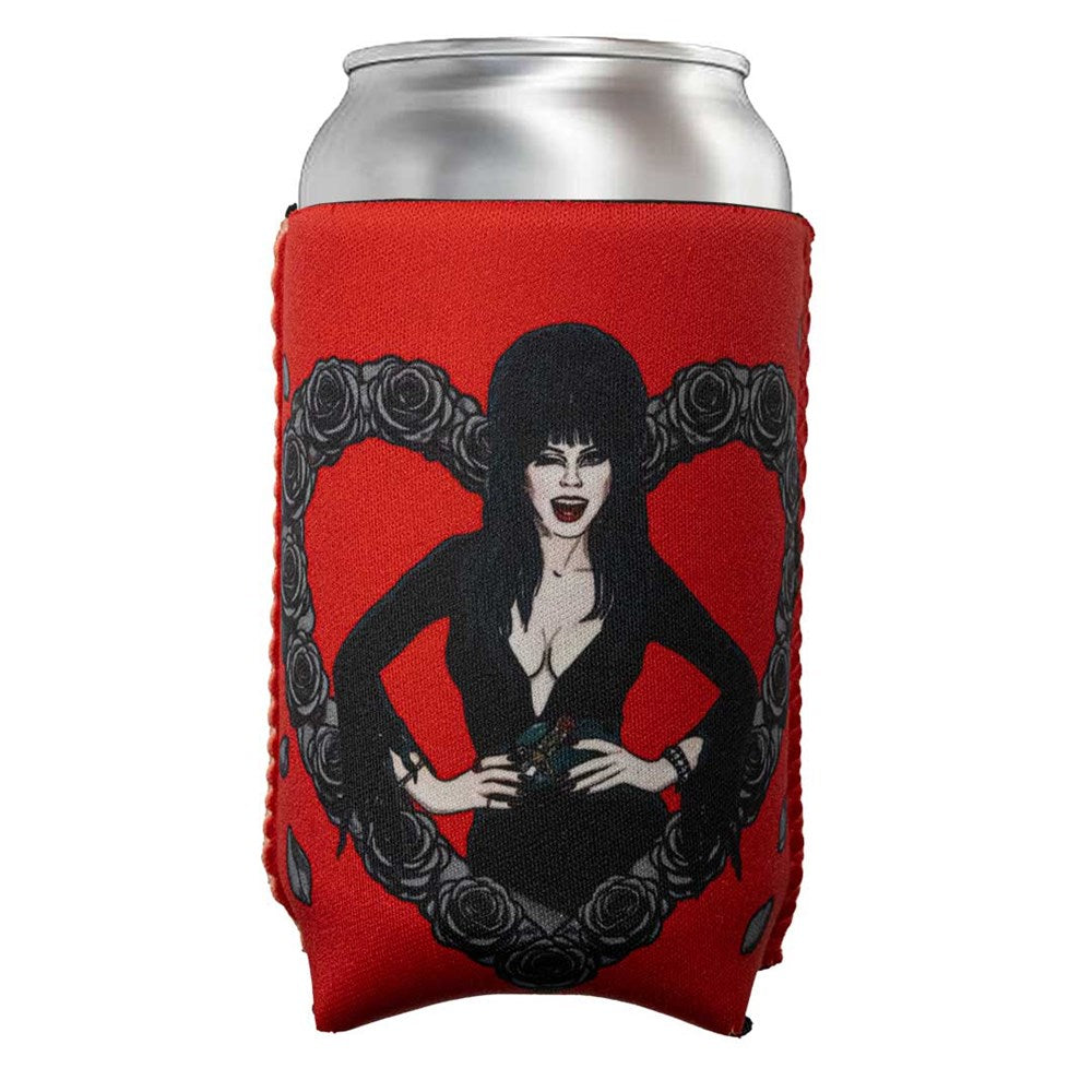 Elvira Black Heart Love 12 oz Can Cooler