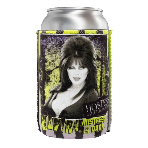 Elvira Beetle Portrait 12oz Can Cooler