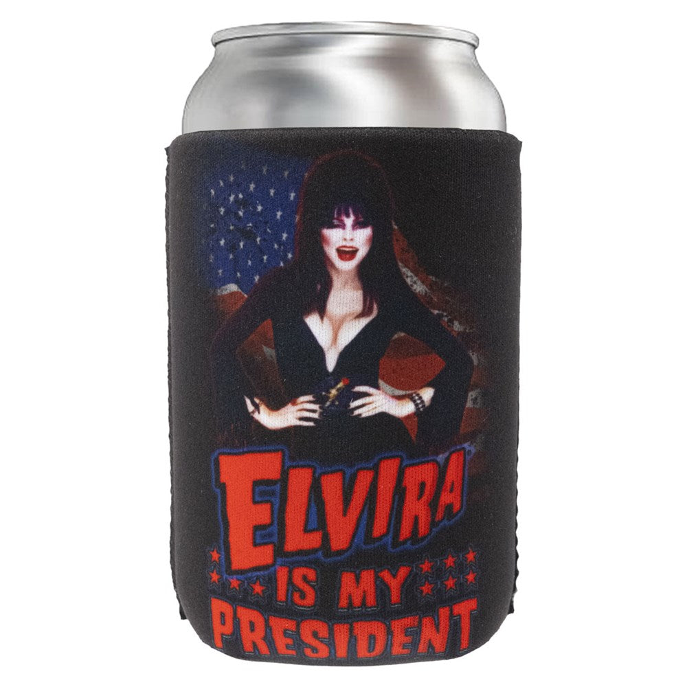 Elvira Is My President 12oz Can Cooler