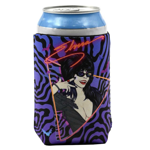 Elvira New Wave Bats 12oz Can Cooler