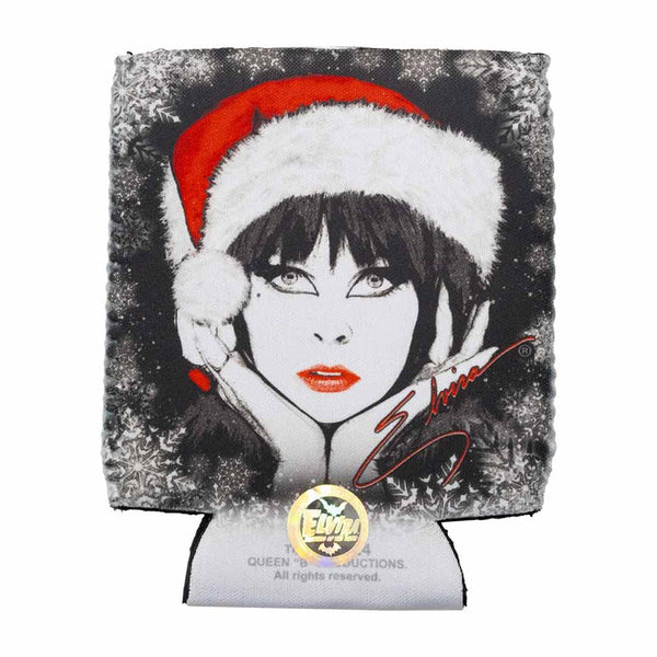 Elvira Santa Face Signature 12oz Can Cooler