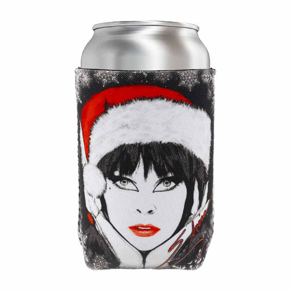 Elvira Santa Face Signature 12oz Can Cooler