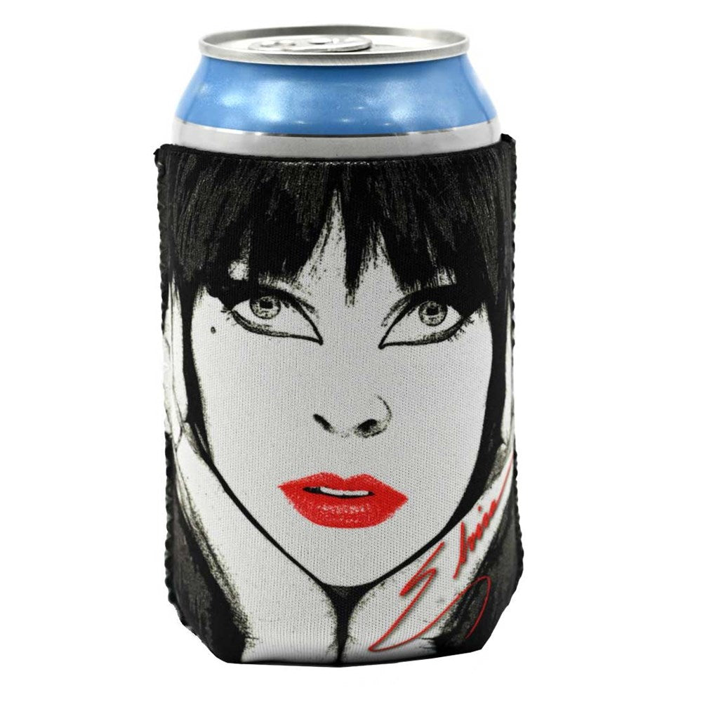 Elvira Signature Face 12oz Can Cooler