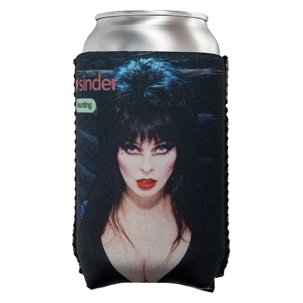 Elvira Sinder Blue 12 oz Can Cooler