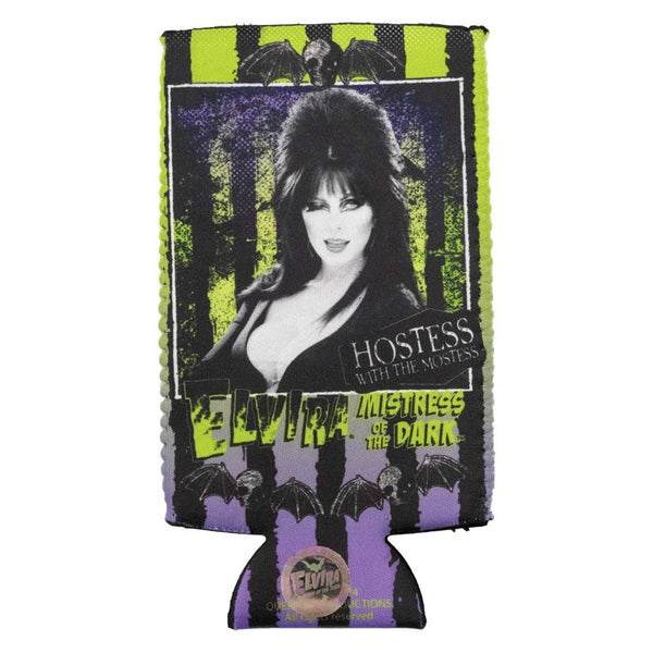 Elvira Beetle Portrait Slim Can Cooler