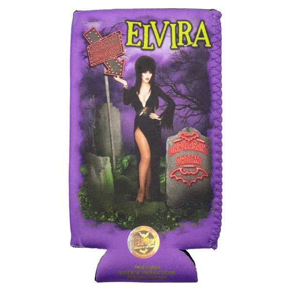 Elvira Beetle Sign Slim Can Cooler