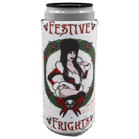 Elvira Festive Frights Slim Can Cooler