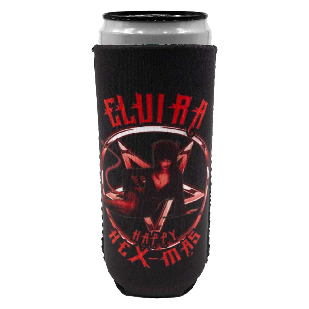 Elvira Happy Hexmas Slim Can Cooler