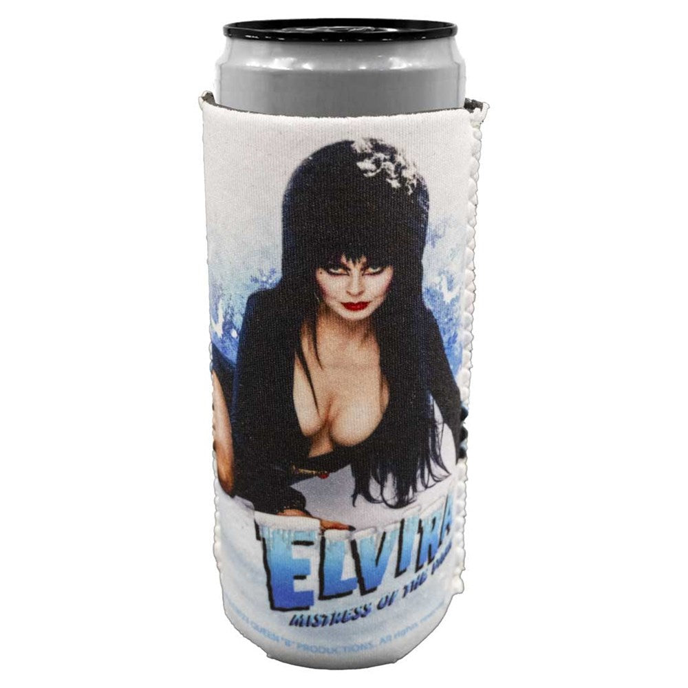 Elvira In Snow Slim Can Cooler