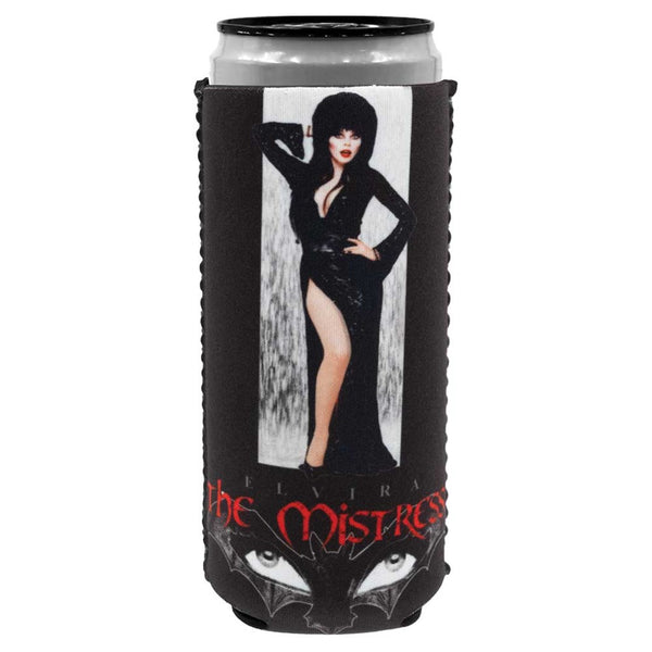 Elvira Mistress Crow Slim Can Cooler