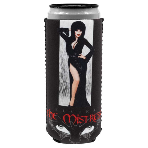 Elvira Mistress Crow Slim Can Cooler