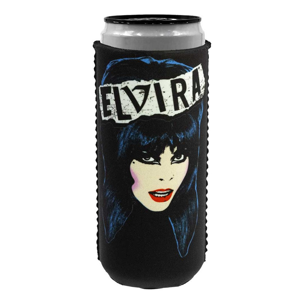 Elvira Punk Pop Art Slim Can Cooler