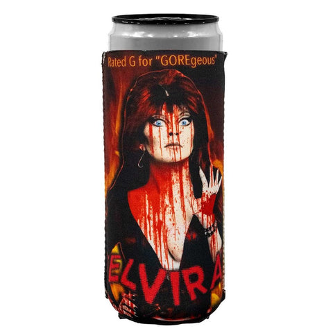 Elvira Prom Queen Slim Can Cooler