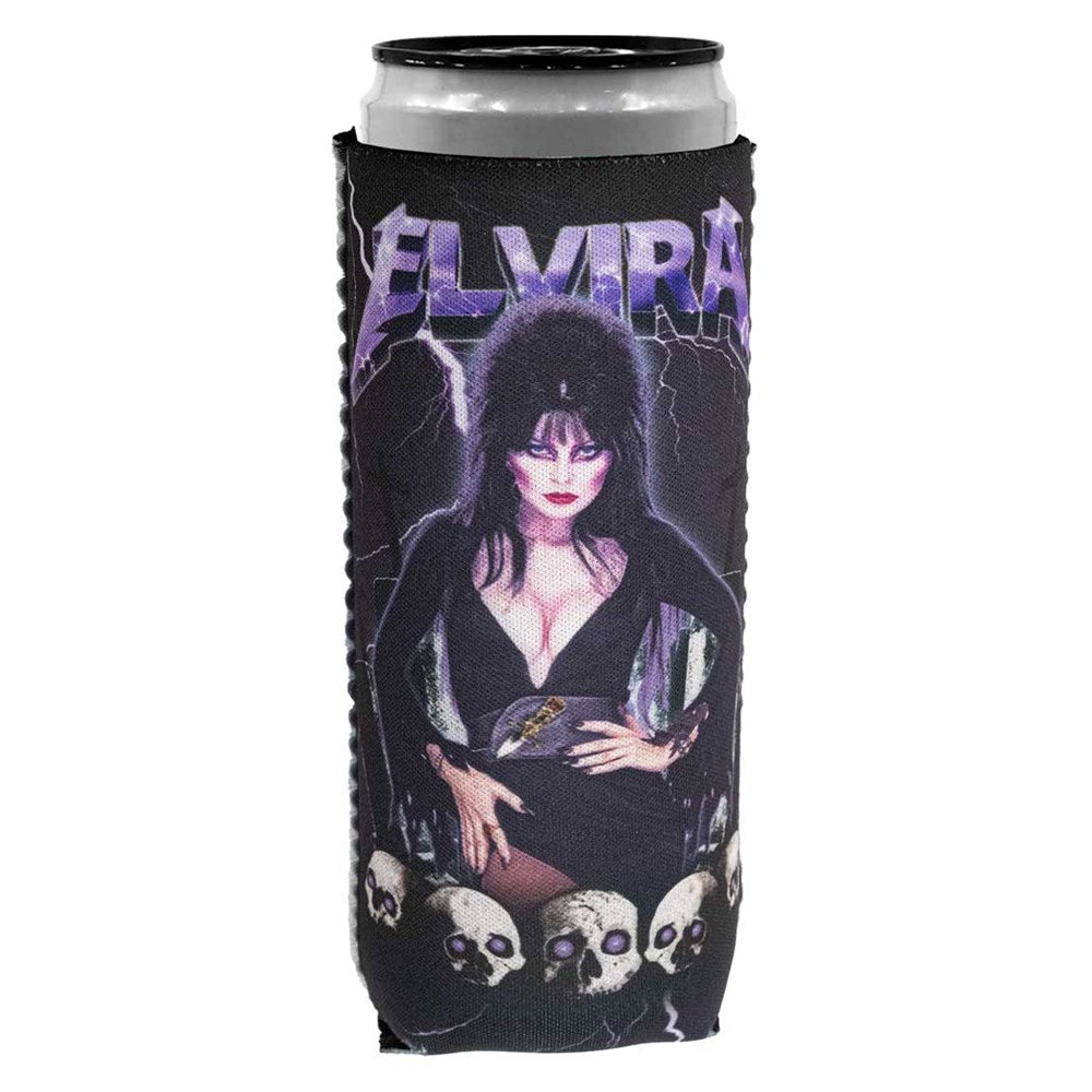 Elvira Ride The Bats Slim Can Cooler
