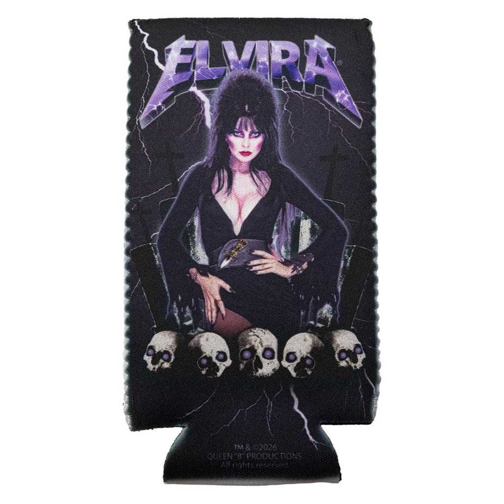 Elvira Ride The Bats Slim Can Cooler