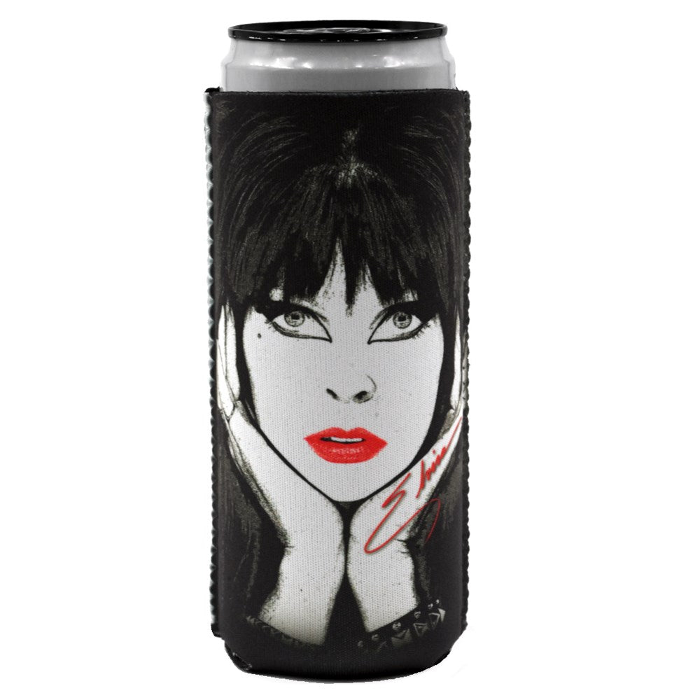 Elvira Signature Face Slim Can Cooler