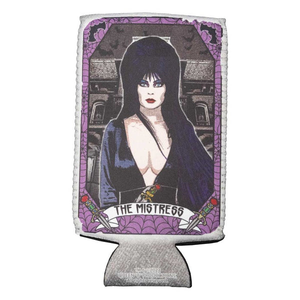 Elvira Tarot Mistress Familiar Slim Can Cooler