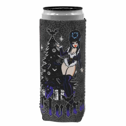 Elvira Viva Goth Tree Slim Can Cooler