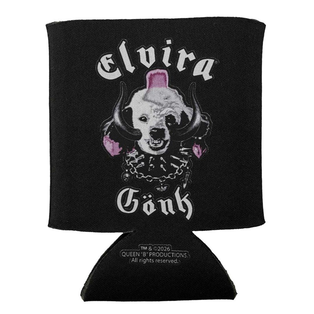Elvira Snaggletooth Gonk 12 oz Can Cooler