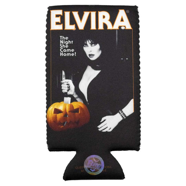 Elvira Haddonfield Halloween Slim Can Cooler