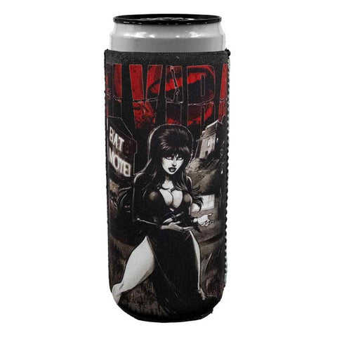 Elvira Psycho Comic Slim Can Cooler