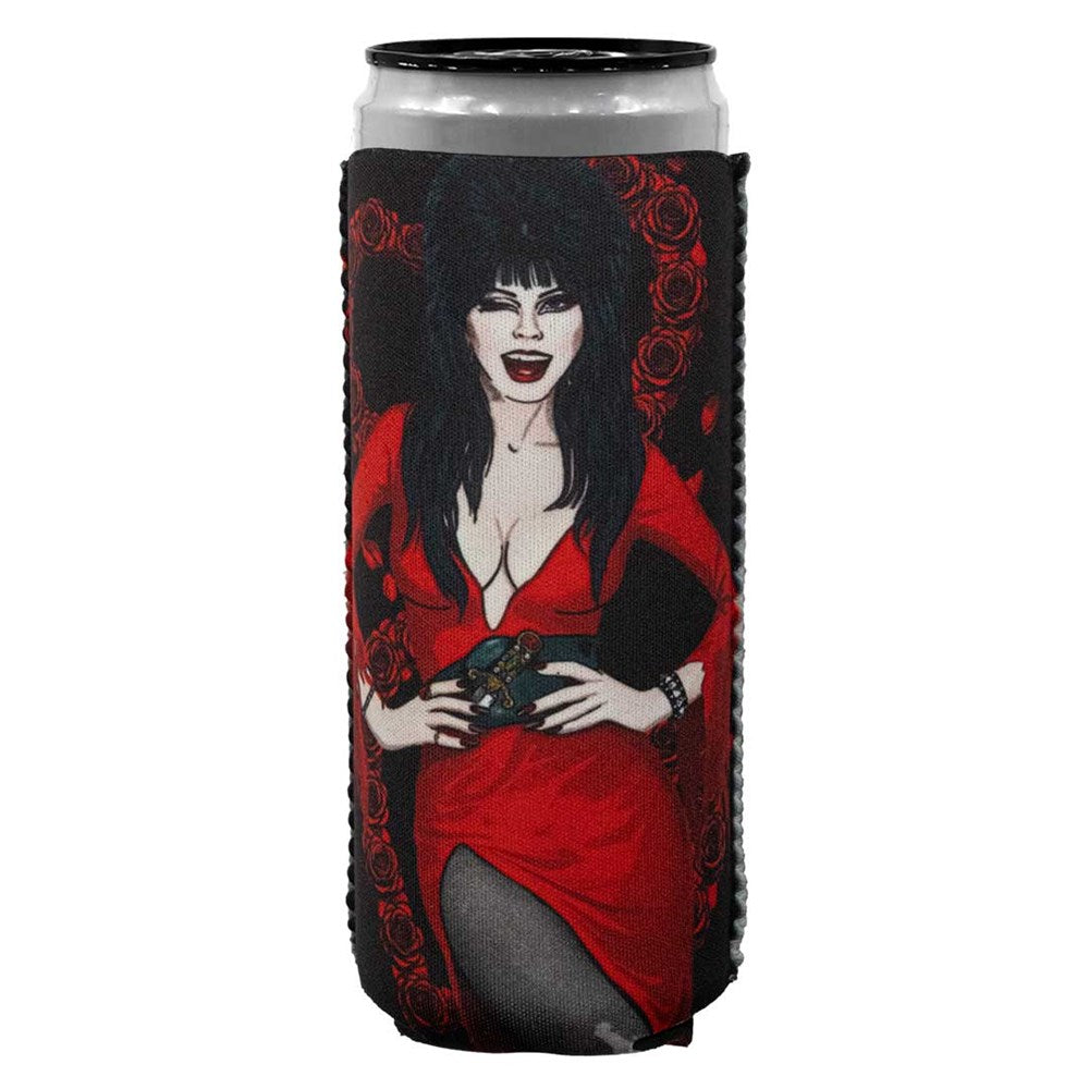 Elvira Red Heart Love Slim Can Cooler