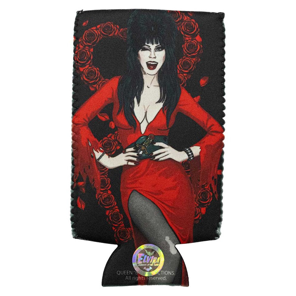 Elvira Red Heart Love Slim Can Cooler