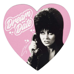 Elvira Dream Date Heart Shaped Coaster