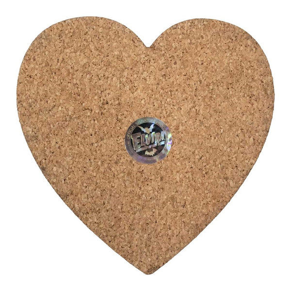 Elvira All I Want Xmas Elvira Heart Coaster