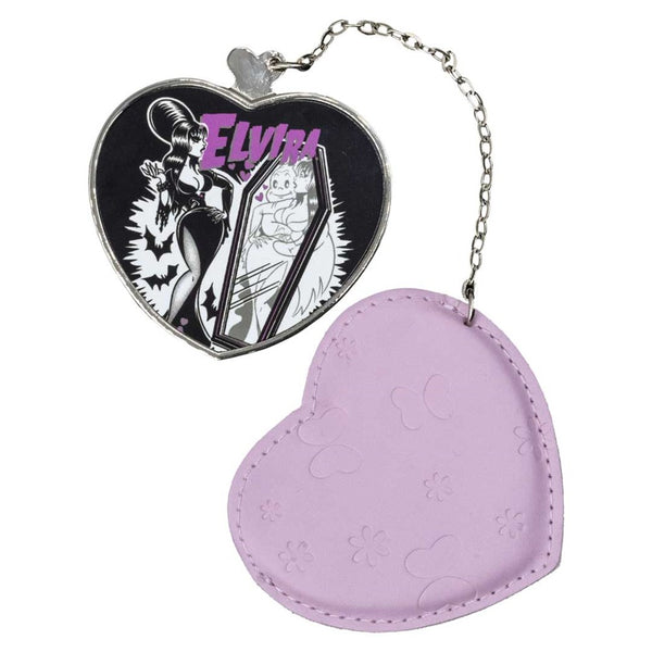 Elvira Ghost You Valentine Heart Compact Mirror With Case