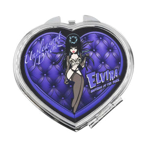 Elvira Unpleasant Dreamz Heart Compact Mirror