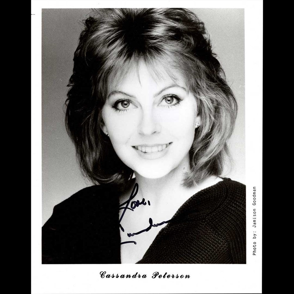 Cassandra Peterson Autographed Vintage Headshot 5