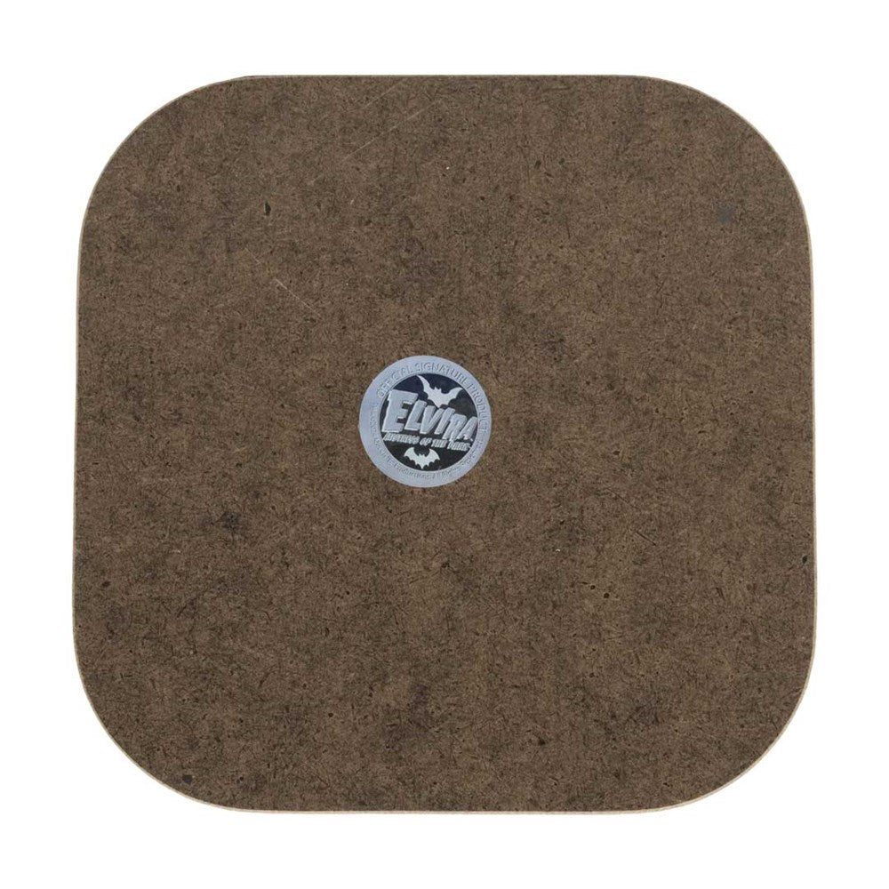 Elvira Bah Humbug Square Coaster