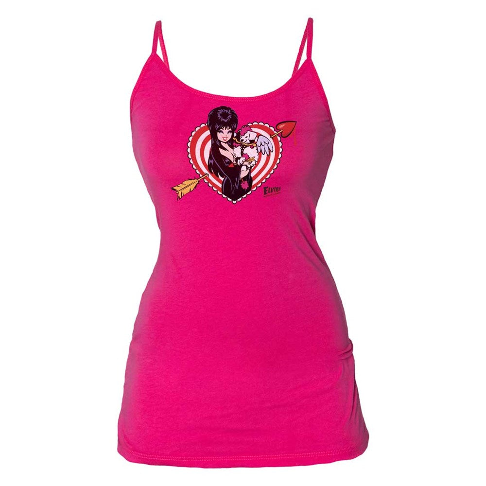 Elvira Viva Gonk Cupid Long Cami Top Pink