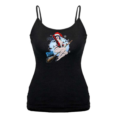 Elvira Xmas Comic Witch Cami Top