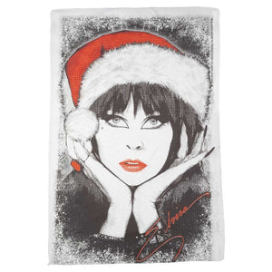 Elvira Santa Face Signature Dish Towel