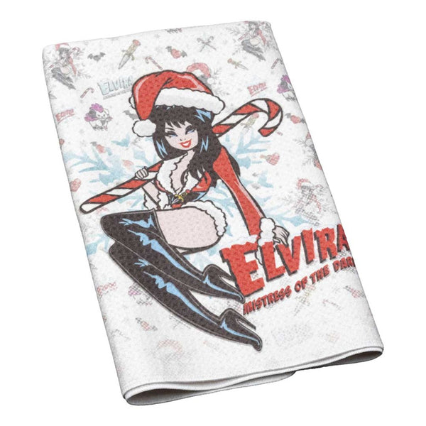 Elvira Viva Candy Cane Dish Towel