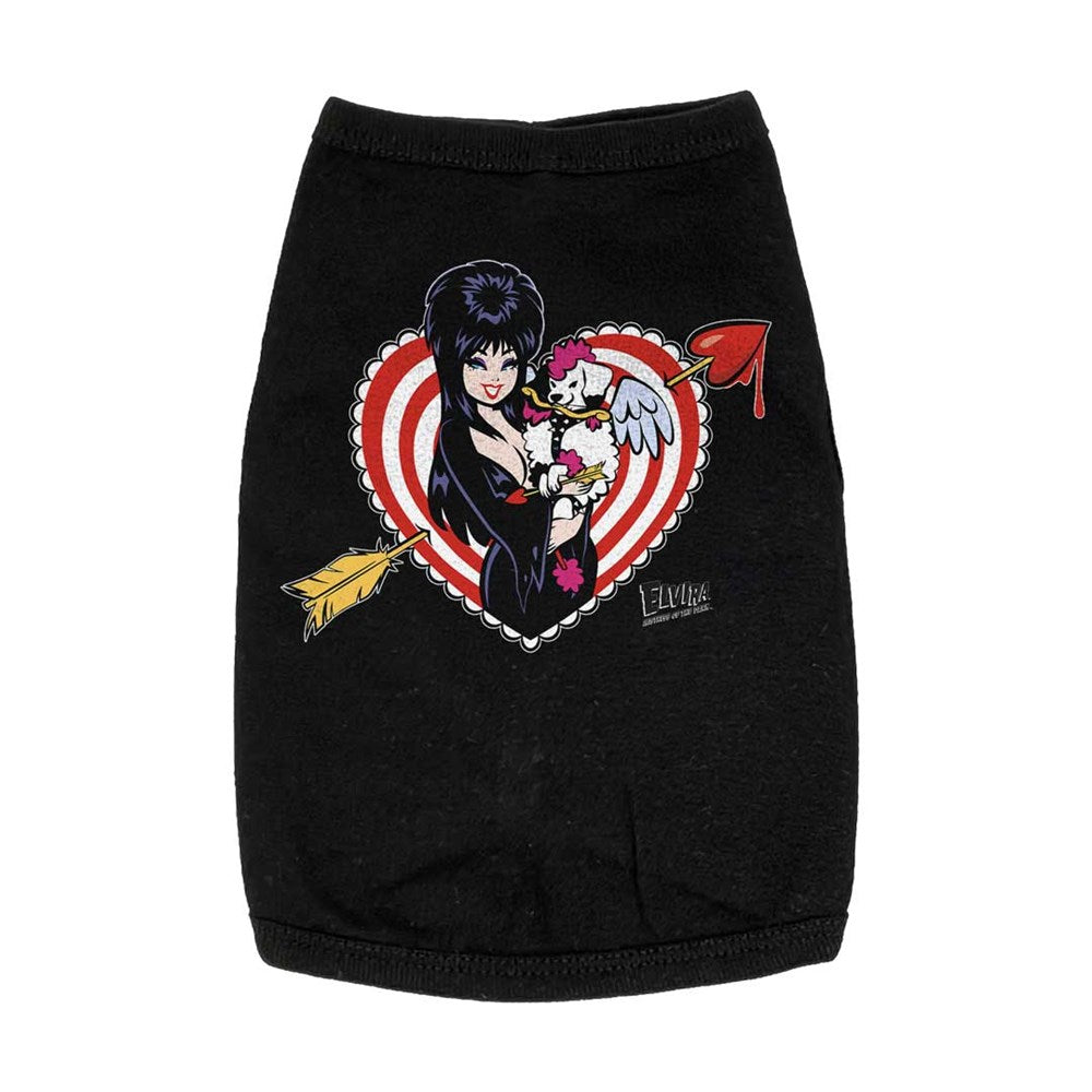 Elvira Viva Gonk Cherub Dog Tee