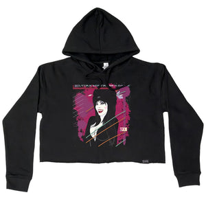 Elvira 80's Rio Crop Womens Hoodie